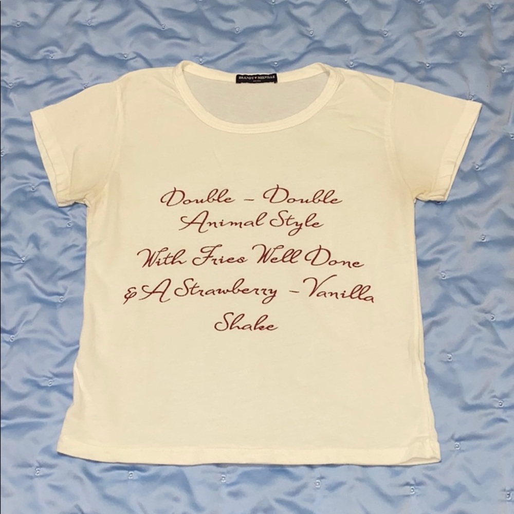Rare Brandy Melville In N Out Tee